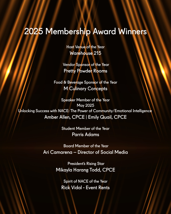 2025 Membership Award Winners