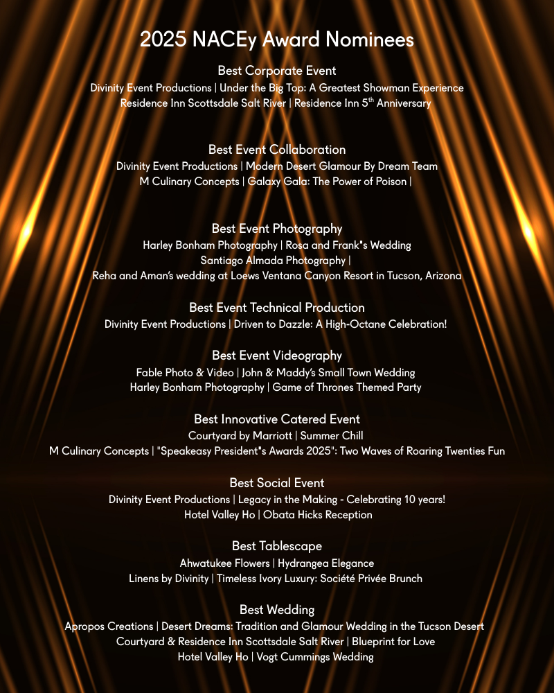 2025 NACEy Award Nominees