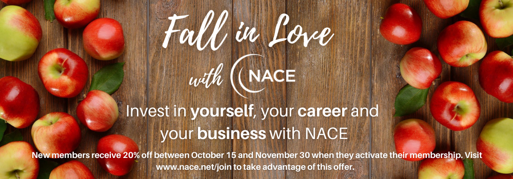 Fall in love with NACE Banner