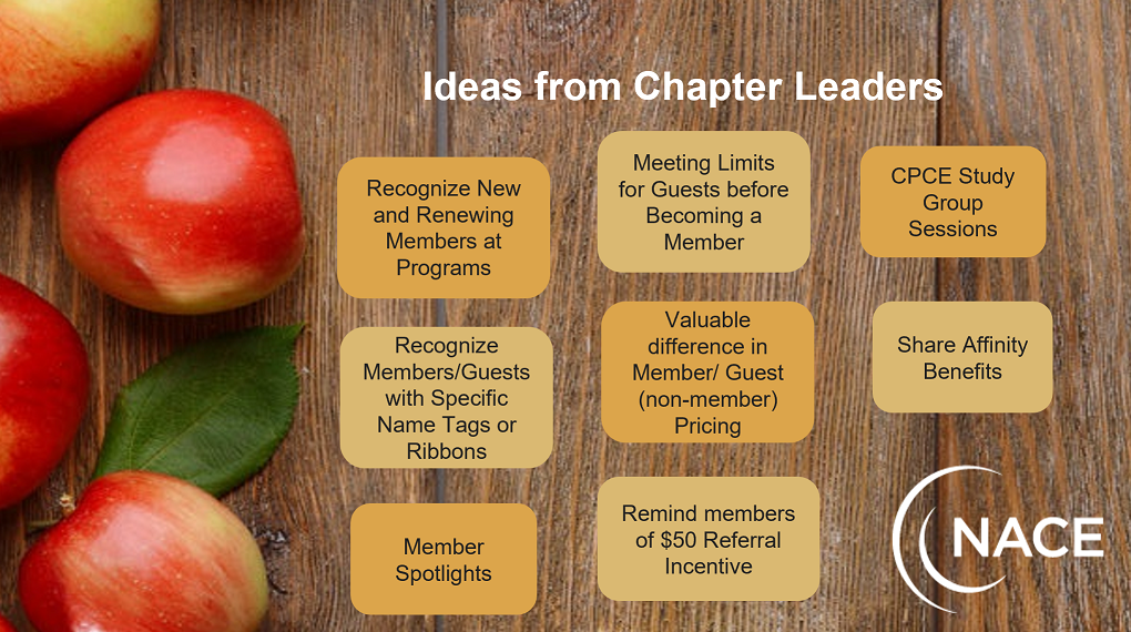 Ideas from Chapter Leaders