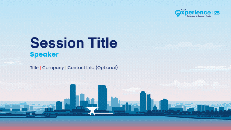 NACE Speaker Presentation Template Link GIF