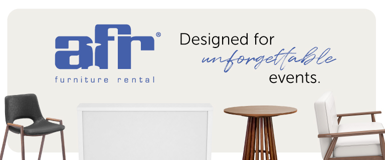 AFR Furniture Rental Designed for Unforgettable Events