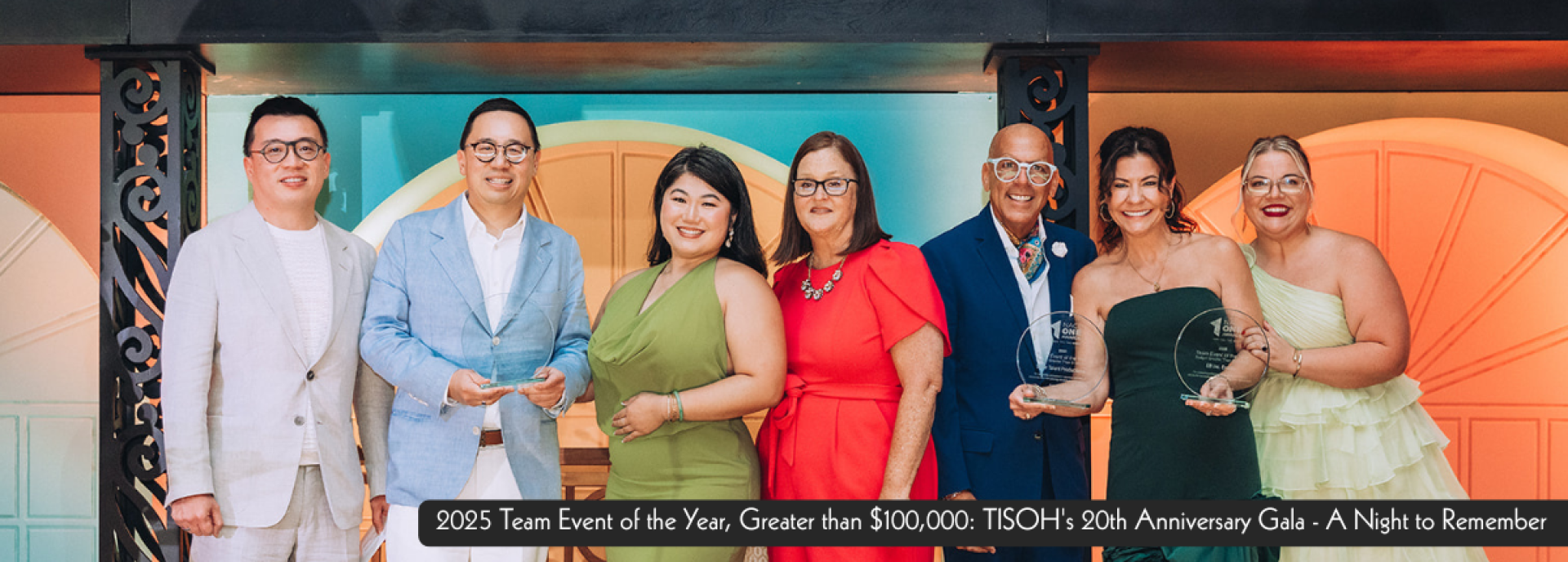 2025 Team Event of the Year (Greater than $100,000) TISOH's 20th Anniversary Gala - A Night to Remember